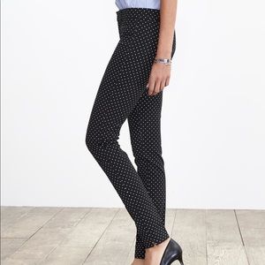 Banana Republic Sloan Ankle Pants with Polka Dots